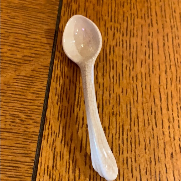 Fruit themed sugar bowl with lid and spoon - Picture 9 of 11